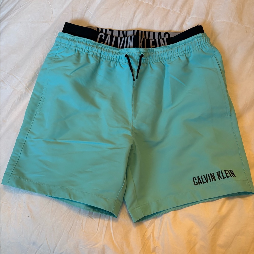 NWT Youth size 12-14 Calvin Klein swim shorts